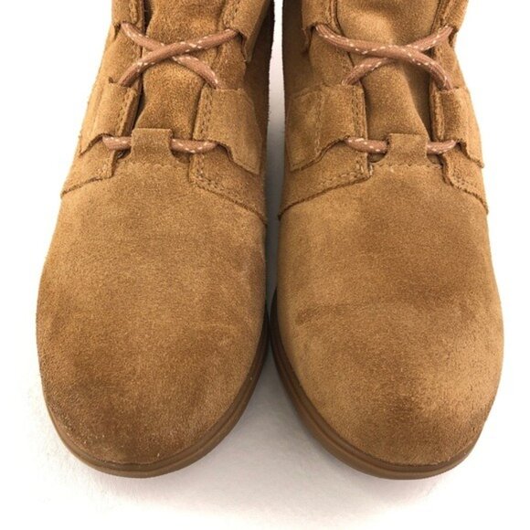Sorel Evie Lace Wedge Ankle Boots 11 - Picture 12 of 12